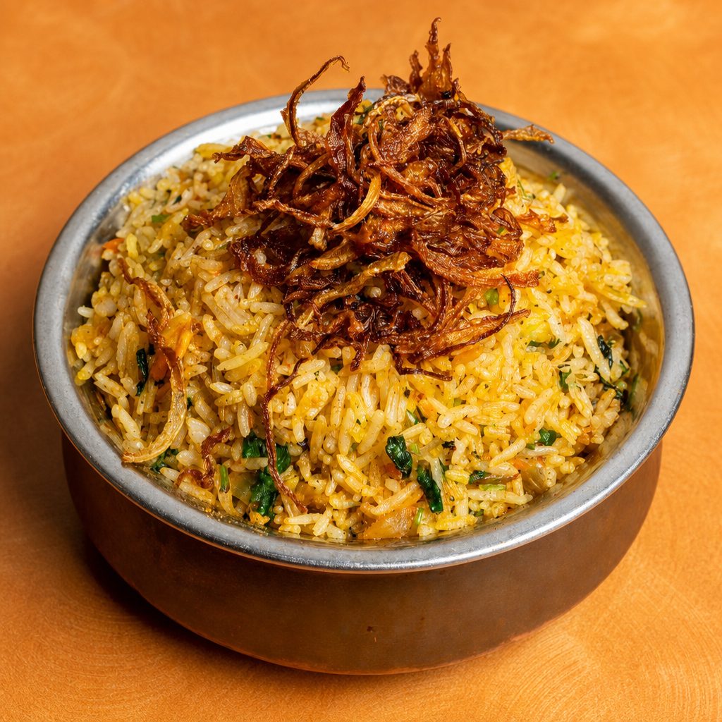 Vegetable Biryani (Lunch Portion).