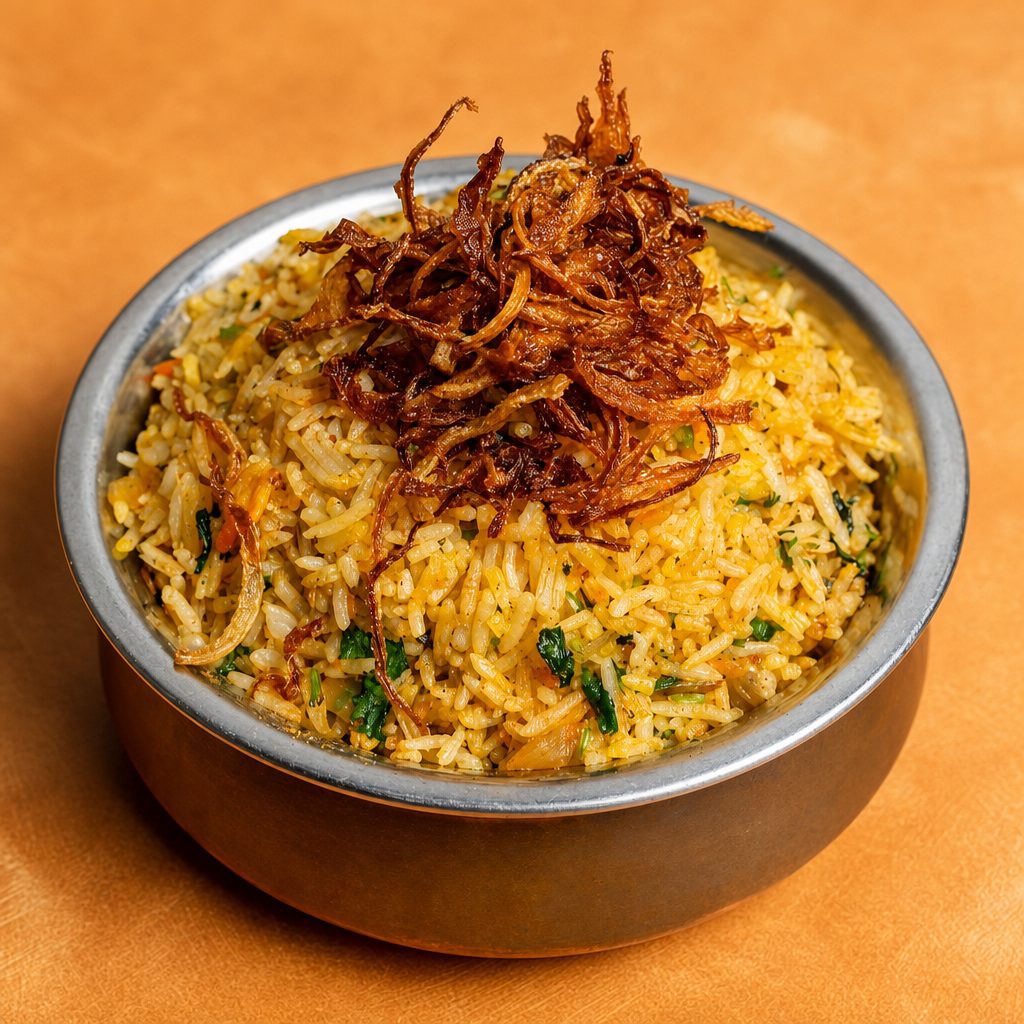 Egg Biryani.
